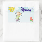 Lente! Sprong voor vreugde - stickers (Tas)