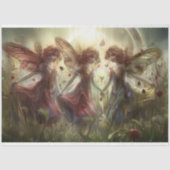 lente sprookje feeën decoupage tissuepapier (Voorkant)