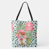Lente, stijl nomo tote bag (Achterkant)