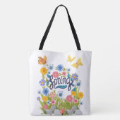 Lente, stijl tote bag (Achterkant)