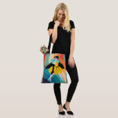 Lente, stijl tote bag (Op model)