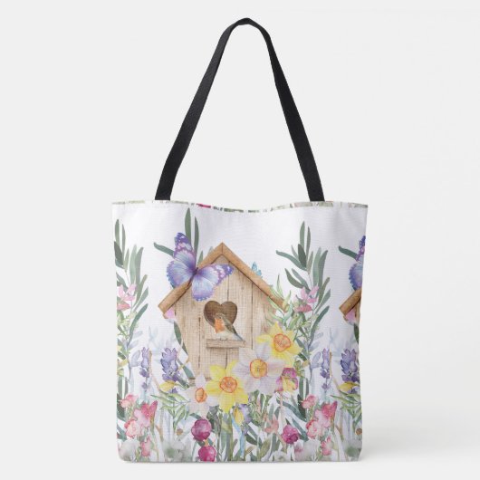 Lente, stijl tote bag (Achterkant)