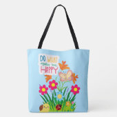 Lente, stijl tote bag (Achterkant)