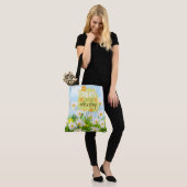 Lente, stijl tote bag (Op model)