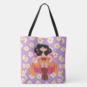 Lente, stijl tote bag (Achterkant)