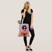 Lente, stijl tote bag (Op model)