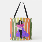 Lente, stijl tote bag (Voorkant)