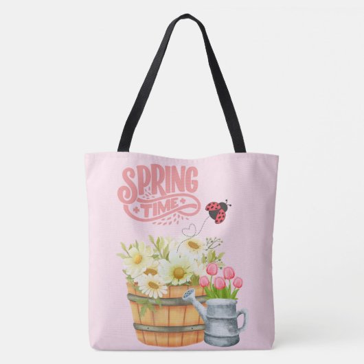 Lente, stijl tote bag (Achterkant)