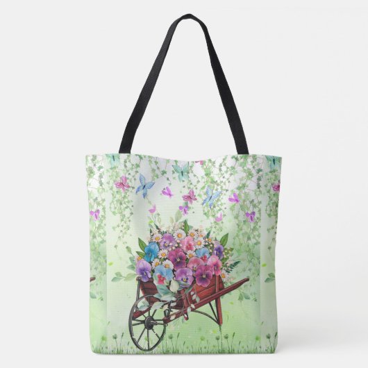 Lente, stijl tote bag (Achterkant)