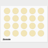 Lente Stippen Micro | Roomboter Ronde Sticker (Vel)
