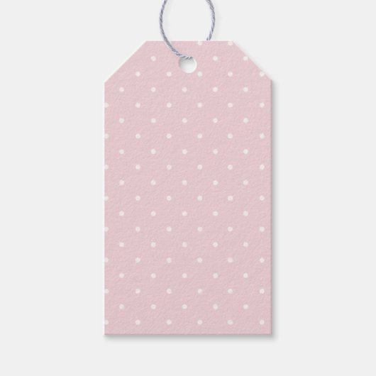 Lente Stippen Micro | Zachte Blos Cadeaulabel (Voorkant)