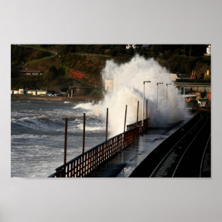 Lente storm, Dawlish Poster