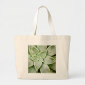 Lente Succulent Grote Tote Bag (Voorkant)