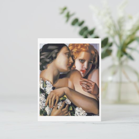 lente | Tamara De Lempicka | Briefkaart (Staand voorkant)