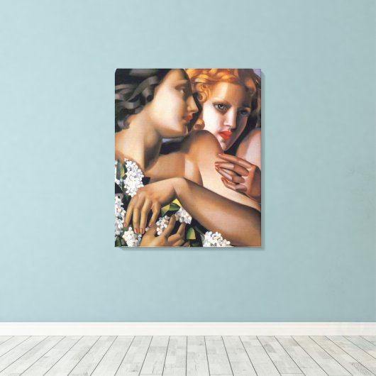 lente | Tamara De Lempicka | Canvas Afdruk (Insitu (Houten vloer))