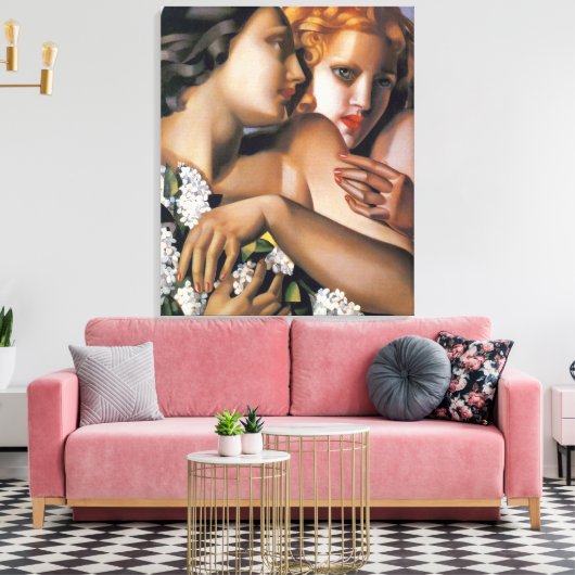 lente | Tamara De Lempicka | Canvas Afdruk (Insitu (Woonkamer))