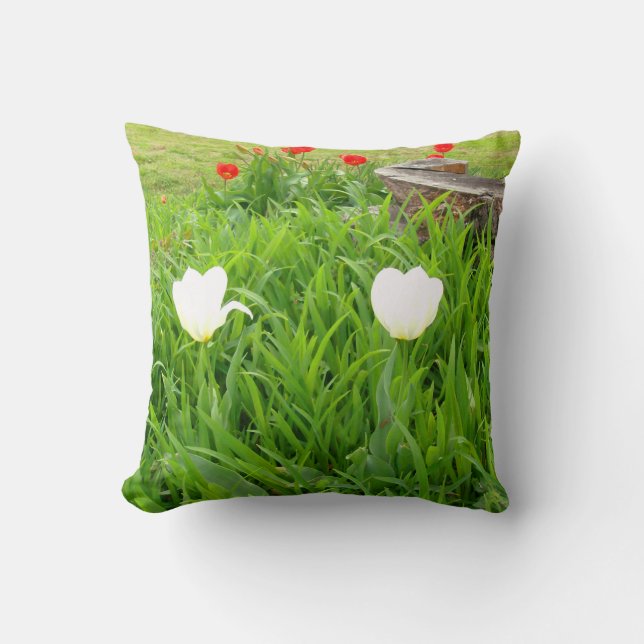 Lente tijd 19 Square Pillow Kussen (Voorkant)