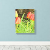 Lente Tijd 2 Canvas Afdruk (Insitu (Houten vloer))