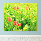 Lente tijd 3 Canvas Afdruk (Insitu (Houten vloer))