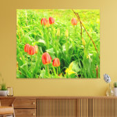 Lente tijd 3 Canvas Afdruk (Insitu (Woonkamer))