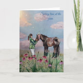 Lente tijd bij het boerderij nummer drie (Voorkant)