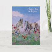 Lente tijd bij het boerderij nummer vier (Voorkant)