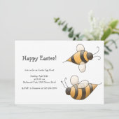 Lente tijd ・ bijen kaart (Staand voorkant)