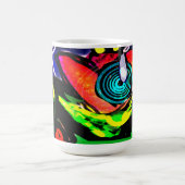 Lente tijd bloem en kikker koffiemok (Center)