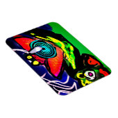 Lente tijd bloem en kikker magneet (Rechterzijde)