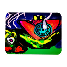 Lente tijd bloem en kikker