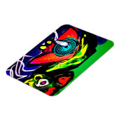 Lente tijd bloem en kikker magneet (Linkerzijde)