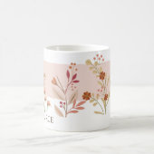 Lente Tijd Bloem Persoonlijke Naam Thee Koffiemok (Center)