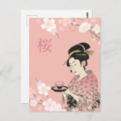 Lente tijd briefkaart (Voorkant / Achterkant)