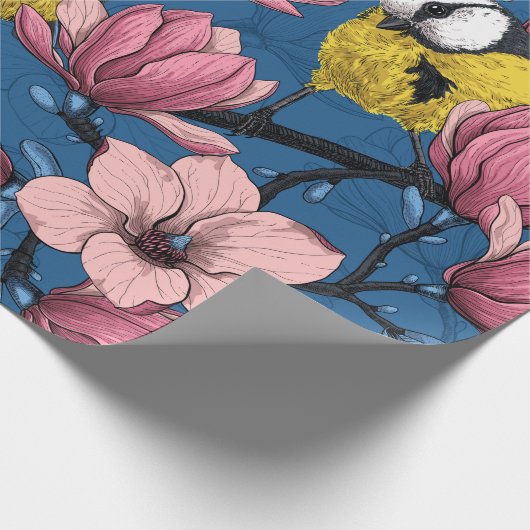 Lente tijd cadeaupapier (Hoek)