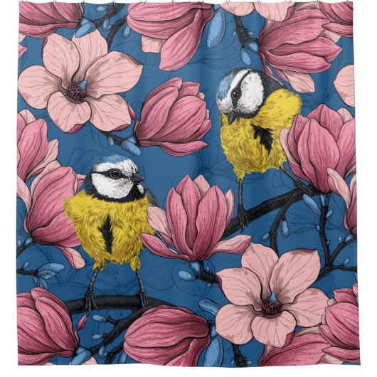 Lente tijd douchegordijn (Voorkant)