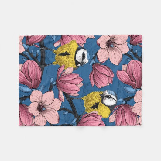 Lente tijd fleece deken (Voorkant (Horizontaal))