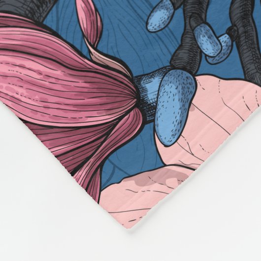 Lente tijd fleece deken (Hoek)