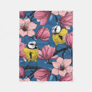 Lente tijd fleece deken