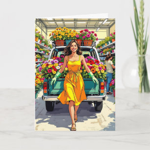 Lente-tijd Humor Tijd voor Plant Shopping Funny Kaart