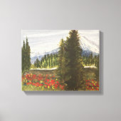 LENTE TIJD IN DE ROCKIES WATERVERF CANVAS AFDRUK (Voorkant)