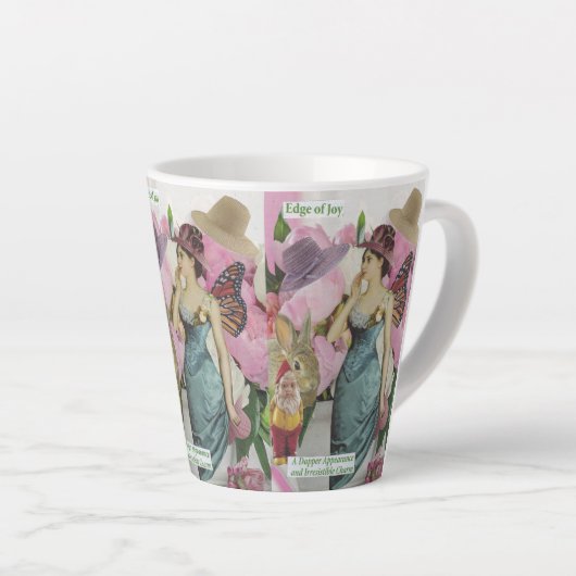 Lente tijd latte mok (Rechterhoek)