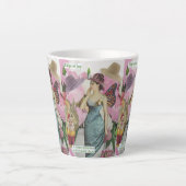 Lente tijd latte mok (Voorkant)