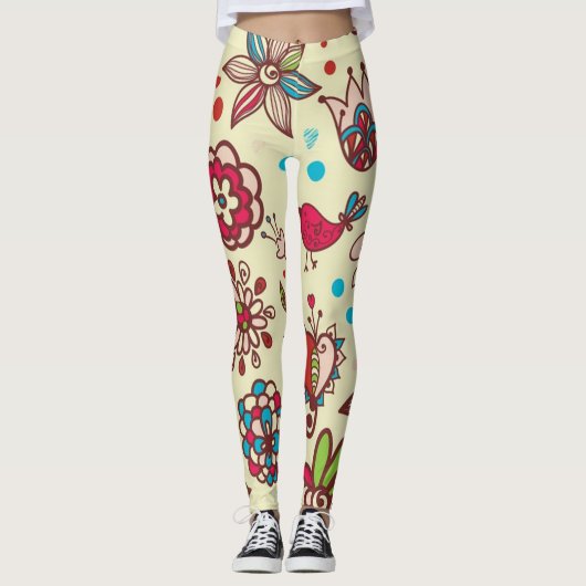 Lente tijd leggings (Voorkant)