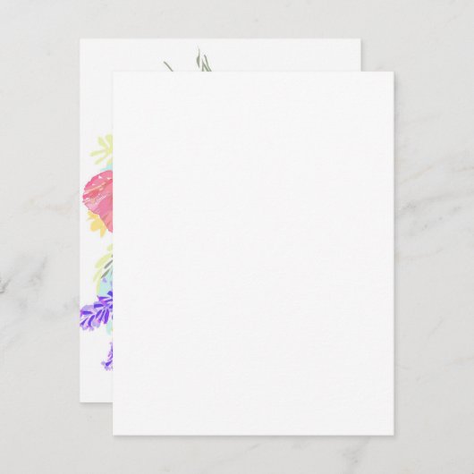 Lente Tijd Notecards Notitiekaartje (Voorkant / Achterkant)