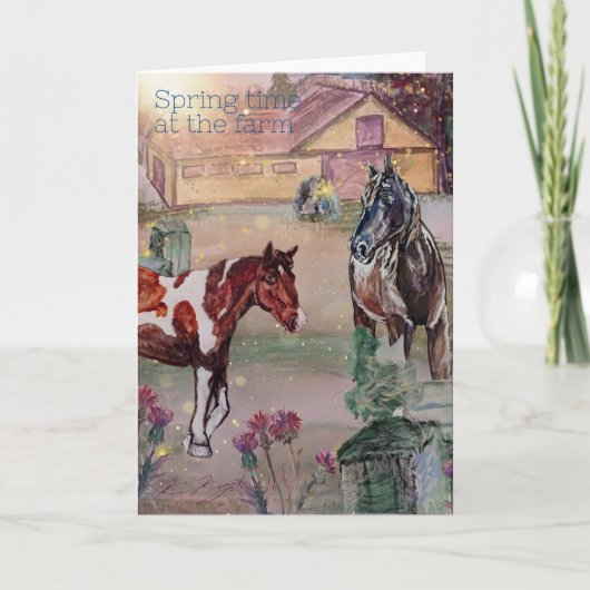 Lente tijd op het boerderij zeven (Voorkant)