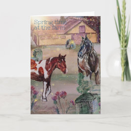 Lente tijd op het boerderij zeven