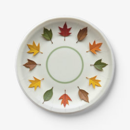 Lente tijd papieren bordje