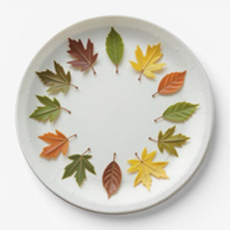 Lente tijd papieren bordje