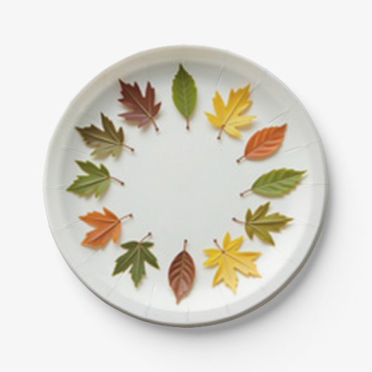 Lente tijd papieren bordje (Voorkant)