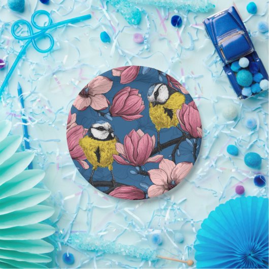 Lente tijd papieren bordje (Feest)